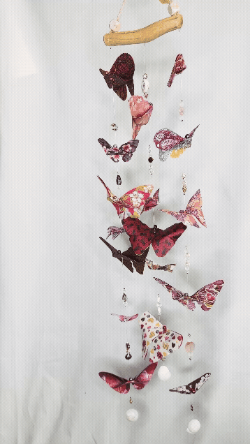 Char - Origami Butterfly Mobile