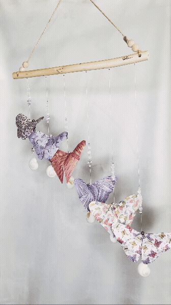Mills - Origami Butterfly Mobile